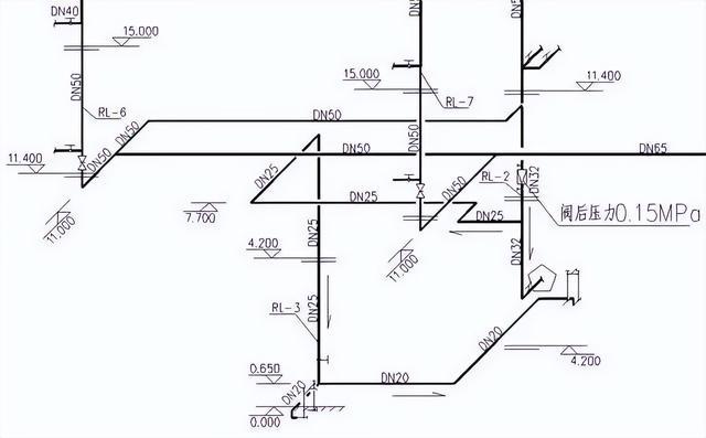 三層熱水回水系統(tǒng)圖實例施工，連十層圖紙都有！快快學(xué)習(xí)一波！